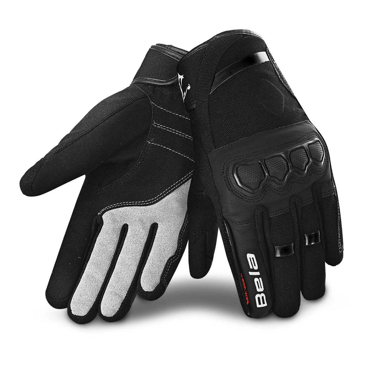 BELA TRACKER WINTER WP LUVAS DE MOTO COURO PRETO