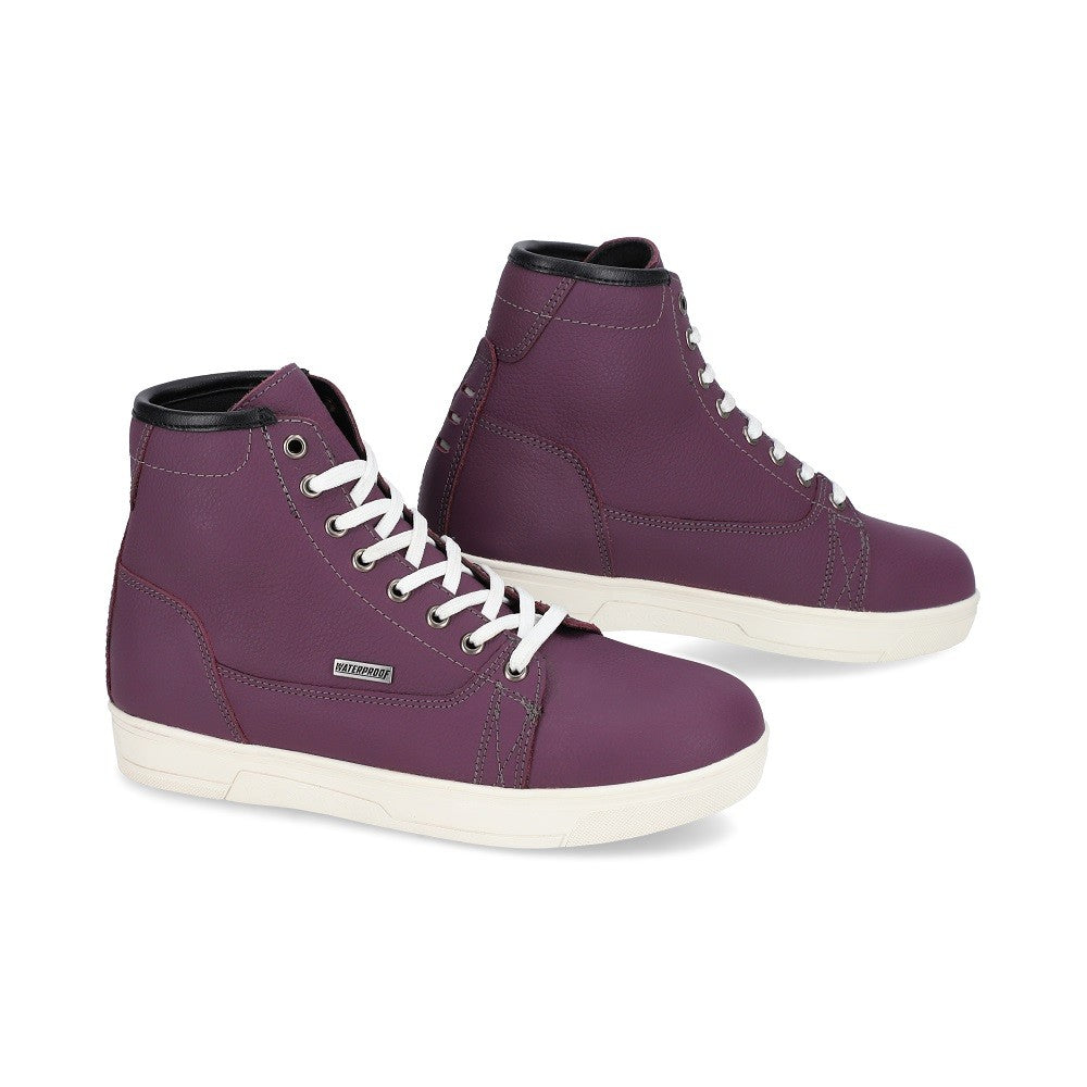 BELA VOLCAN Couro Moto Senhora Botas Fúcsia preta – 1 – Maximomoto PT