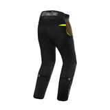 BELA WATSON CALCAS DE MOTO TEXTIL PRETO CASTANHO AMARELO BRANCO