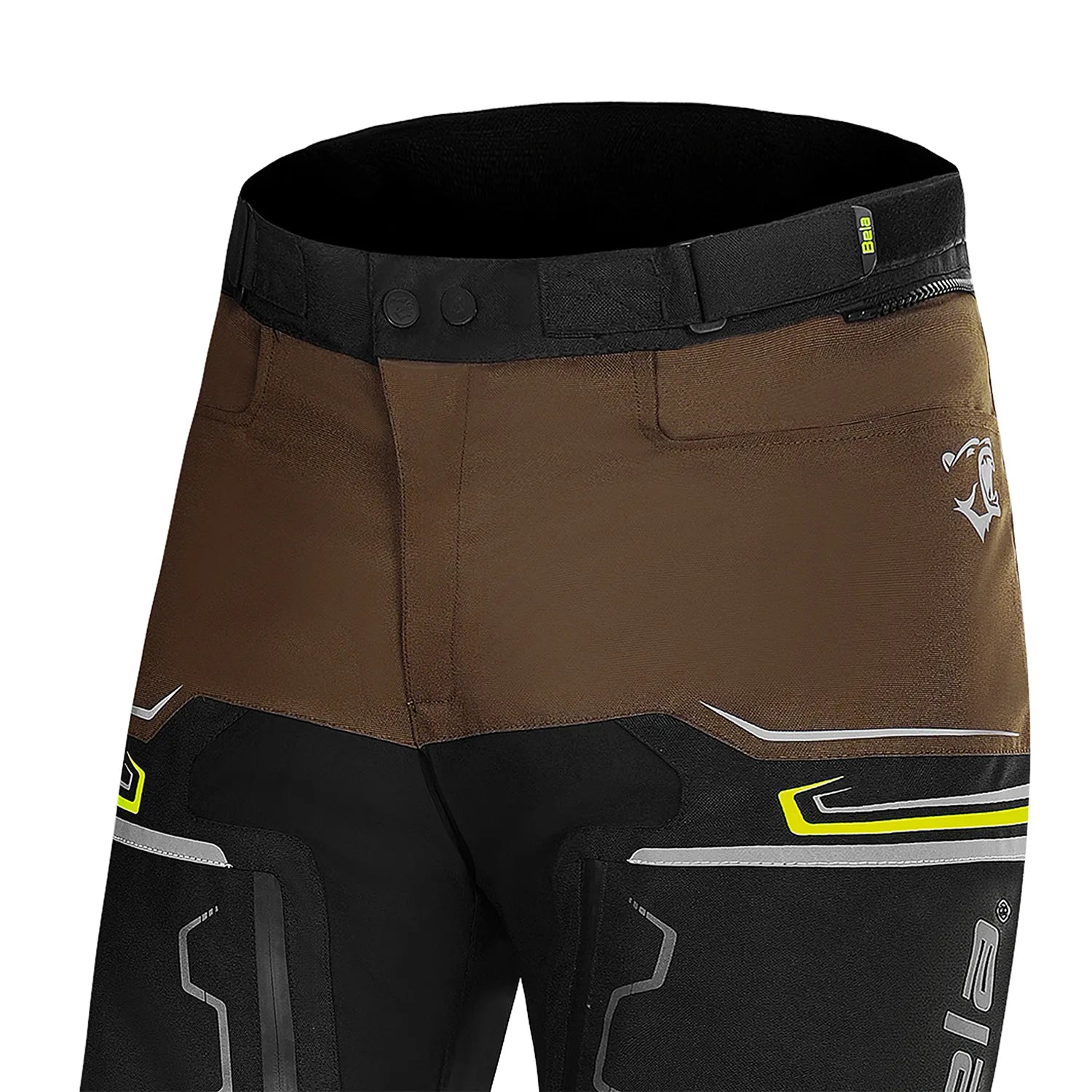 BELA WATSON CALCAS DE MOTO TEXTIL PRETO CASTANHO AMARELO BRANCO – 4 – Maximomoto PT