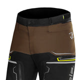 BELA WATSON CALCAS DE MOTO TEXTIL PRETO CASTANHO AMARELO BRANCO