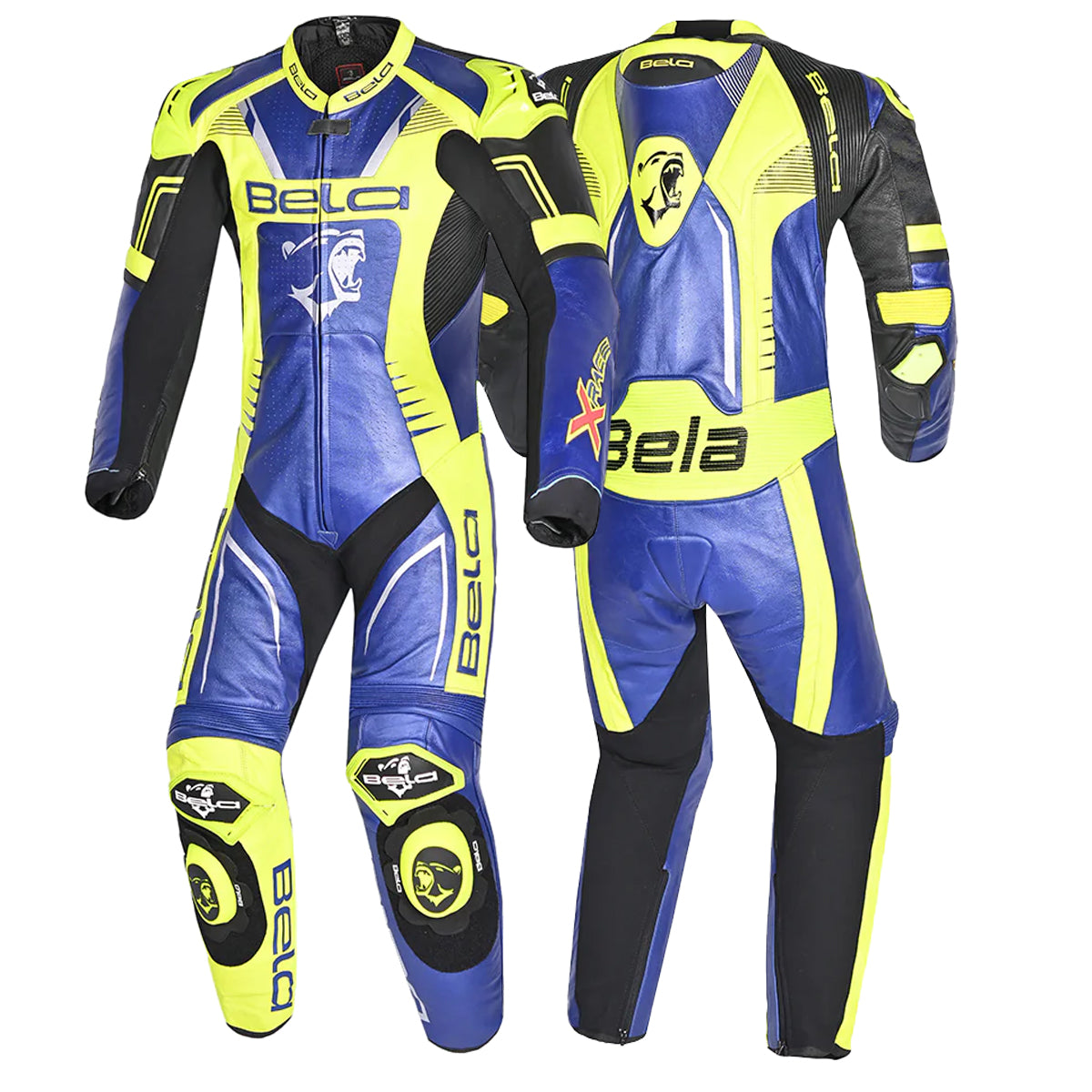 BELA X RACE 1 PC Couro Moto Fatos - Imagem dupla de ternos