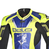 BELA X RACE 1 PC Couro Moto Fatos - imagem parte superior peito do terno