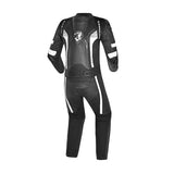 BELA X RACE 1 PC Fatos De Moto Couro Preto Branco
