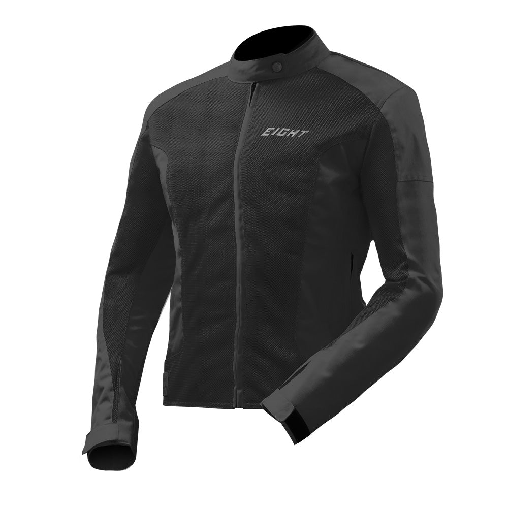 EIGHT AERO-FLOW Moto Textil Senhora Casacos Preto – 1 – Maximomoto PT