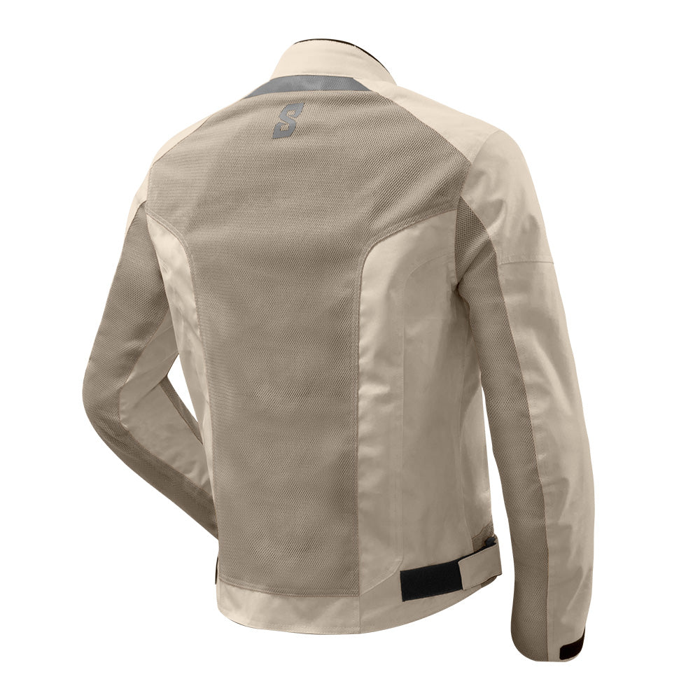 EIGHT AERO-FLOW Moto Textil Senhora Casacos Beige – 2 – Maximomoto PT