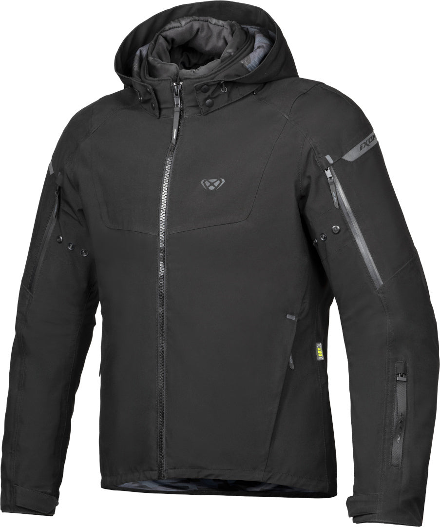 IXON BURNING Hombre Moto Textil Chaqueta Negro – 1 – Maximomoto PT