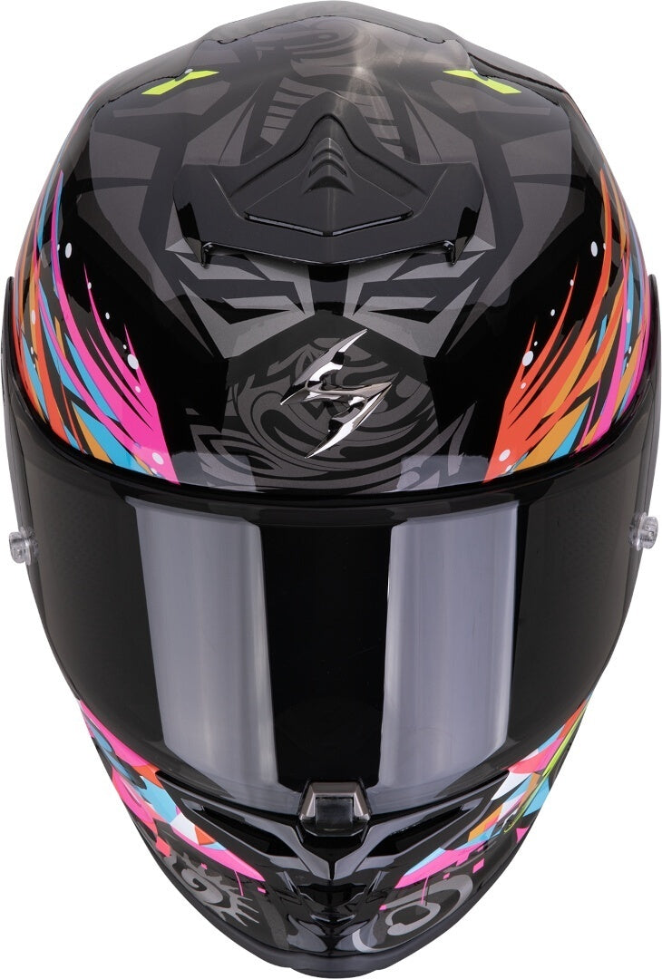 SCORPION EXO-R1 EVO AIR SAVAGE INTEGRAL HELMET Black Blue Pink – 2 – Maximomoto PT