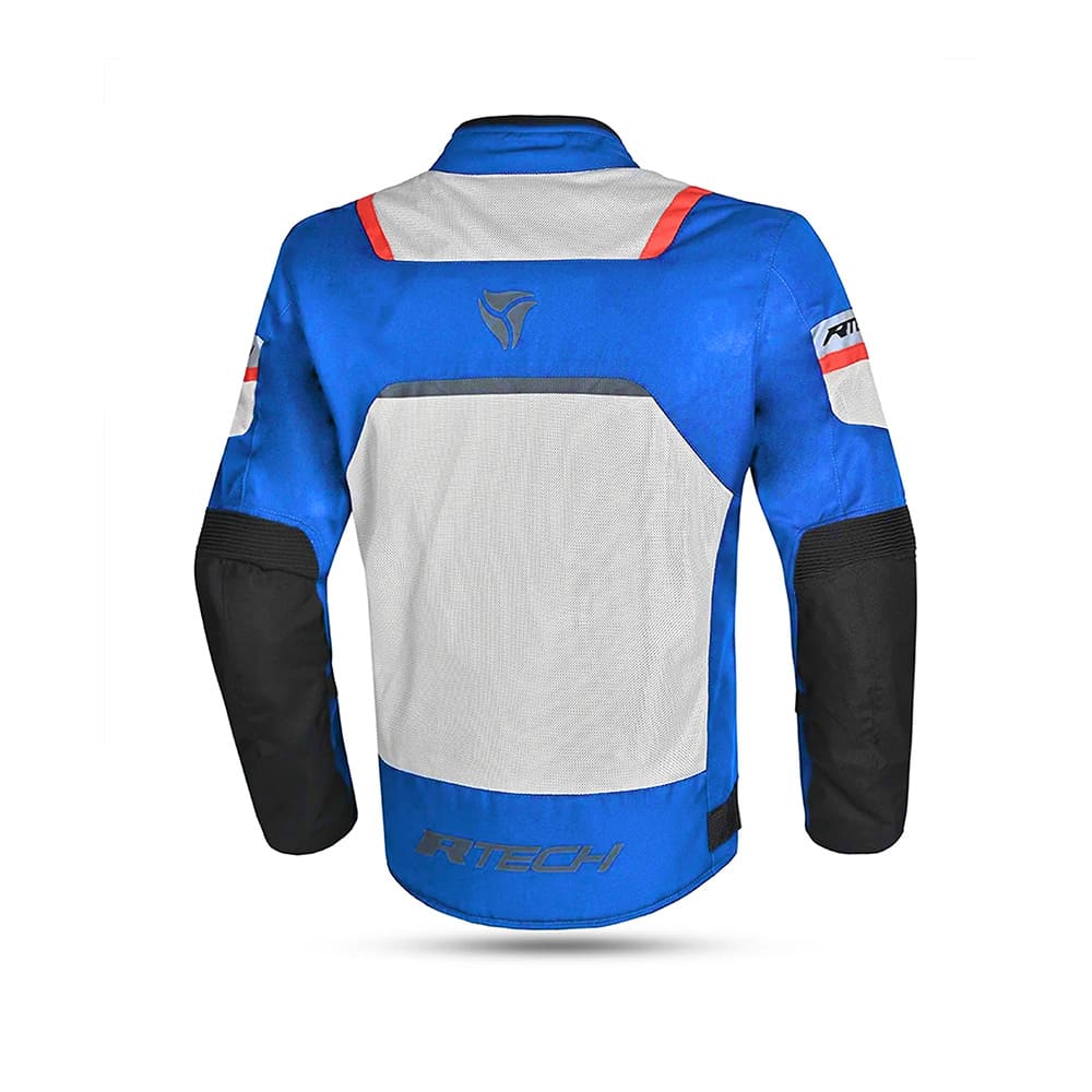 R-TECH SPIRAL MESH Moto Textil Casacos Azul Gelo Vermelho