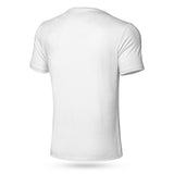 BELA Redond Gola Camiseta Homem Branca