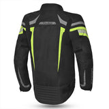 BELA HIGHLAND Moto Homem Casacos Preto Cinza Flourocent