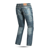 BELA URBAN Denim Jeans Moto Senhora Calcas Azul Khaki Tint