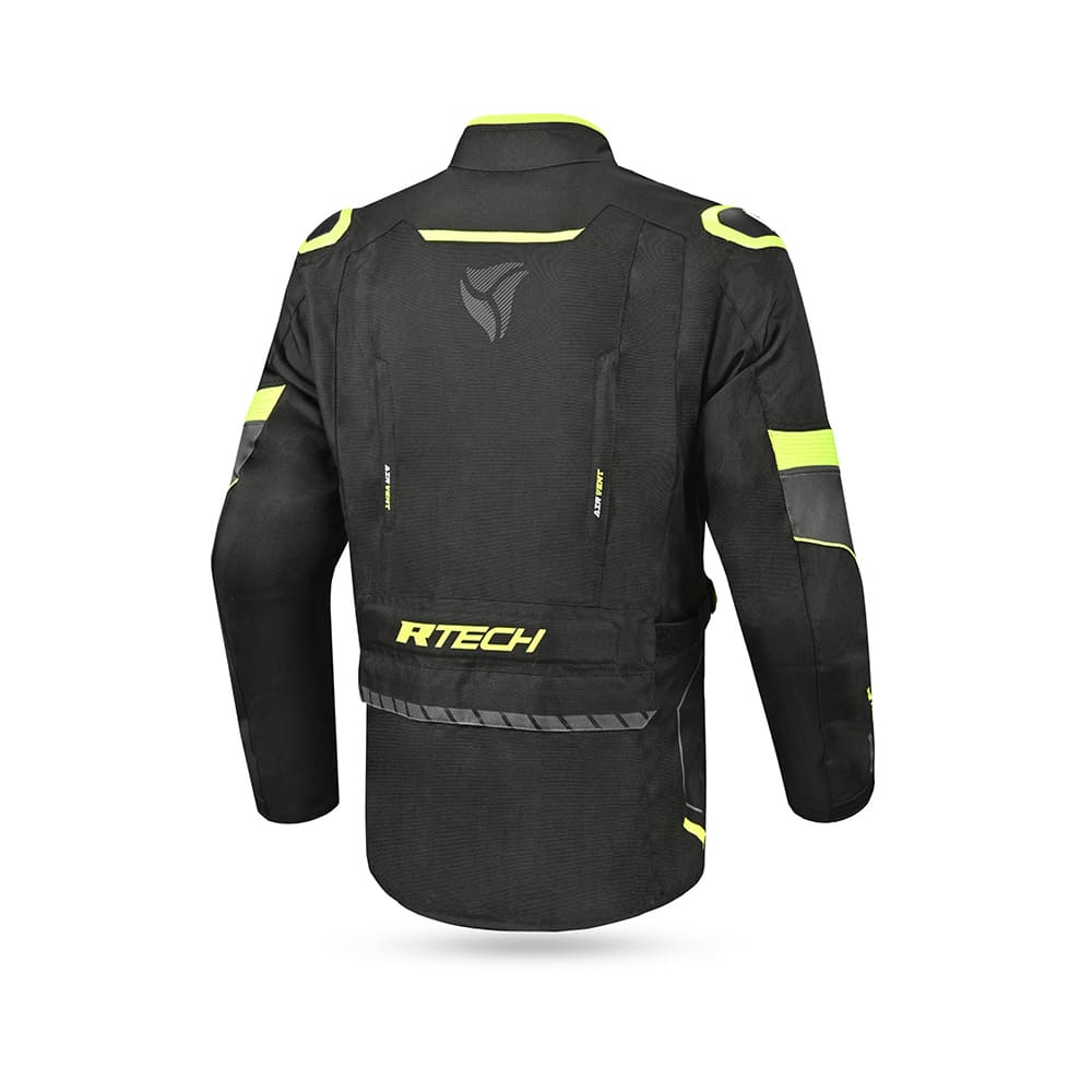 R-TECH KNIGHT RIDER Moto Longa Casacos Preto Antracite Amarelo