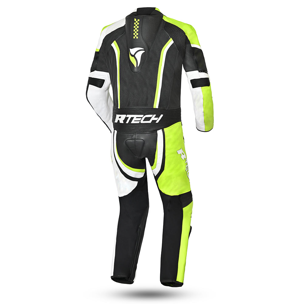 R-TECH HAWK 1 PC Fatos De Moto Preto Branco Fluor Amarelo – 2 – Maximomoto PT
