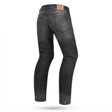 BELA PISTON Textil Denim Jeans Moto Calças Preto 34L