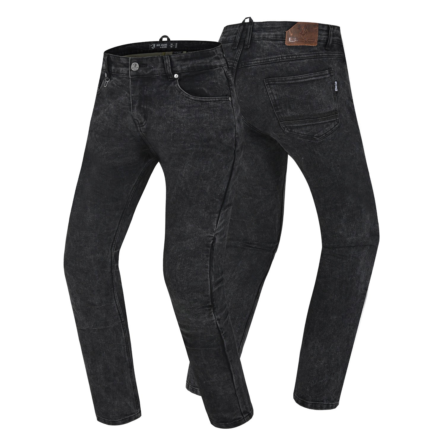 BELA RIO Jeans De Moto Senhora Random Preto – 1 – Maximomoto PT