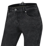 BELA RIO Jeans De Moto Senhora Random Preto