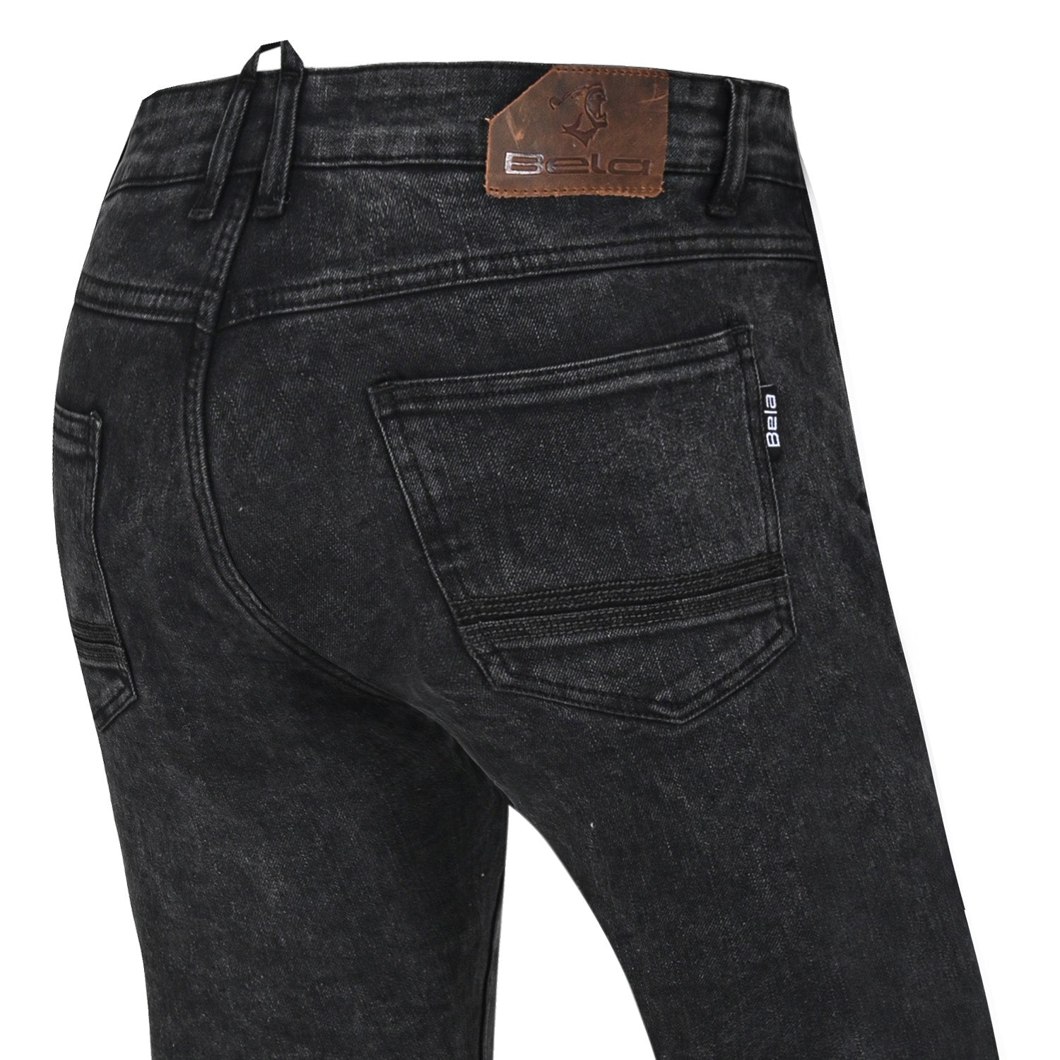 BELA RIO Jeans De Moto Senhora Random Preto – 5 – Maximomoto PT