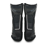 BELA STRIP Motorcycle Leather Boots Black Gray