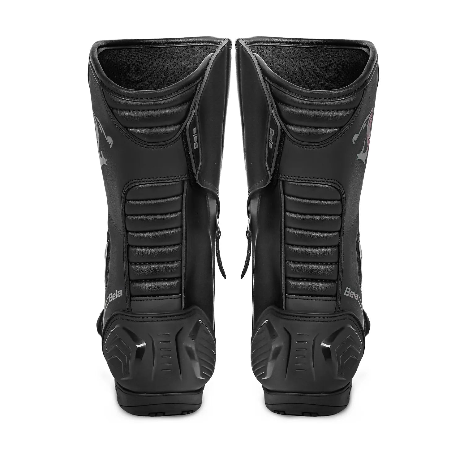 BELA STRIP Motorcycle Leather Boots Black Gray – 5 – Maximomoto PT