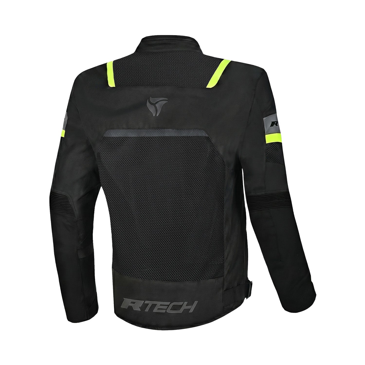 R-TECH SPIRAL MESH Motorcycle Jackets Summer Black Yellow Fluorescent – 2 – Maximomoto PT