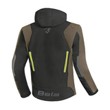 BELA FIRE FLY Motorcycle Hood Black Olive Green Fluorescent Yellow