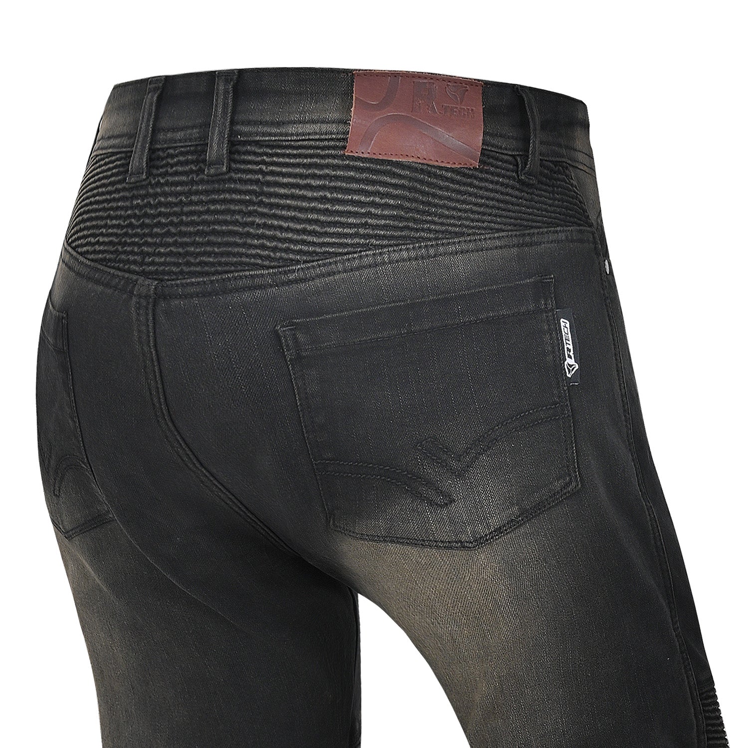 R-TECH VALENCIA PANTALON DE MUJER DENIM JEANS  NEGRO KHAKI TINT SPRAY – 6 – Maximomoto PT