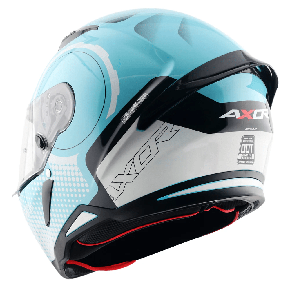 AXOR HUNTER SPEAR Moto Integral Capacete Azul – 7 – Maximomoto PT