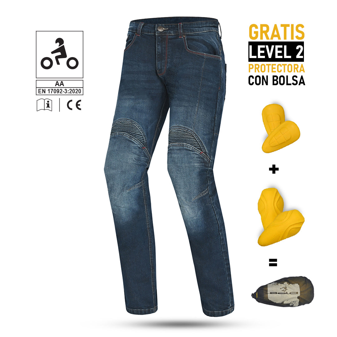 BELA BOSTON CE VAQUERO JEANS Moto Calças Azul 34L