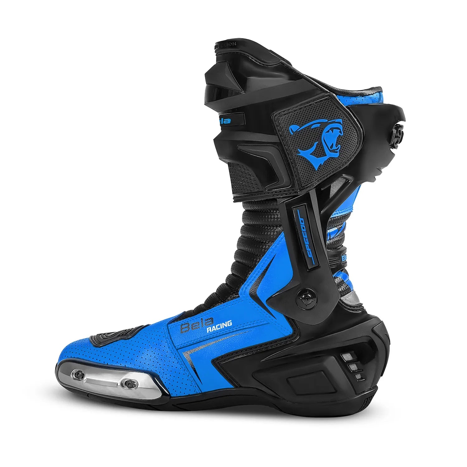 BELA SPEEDO 2.0 Botas De Moto Couro Preto Azul – 2 – Maximomoto PT