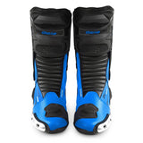 BELA SPEEDO 2.0 Botas De Moto Couro Preto Azul