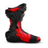 BELA SPEEDO 2.0 BOTAS DE MOTO COURO PRETO VERMELHO