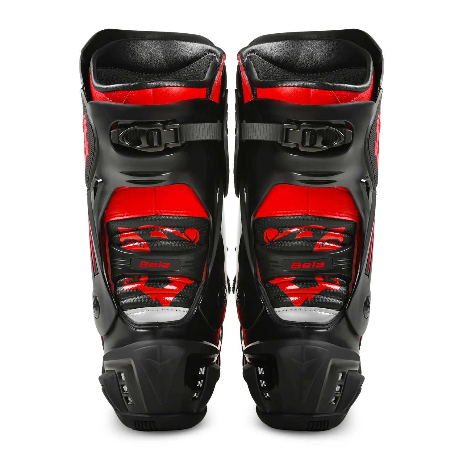 BELA SPEEDO 2.0 BOTAS DE MOTO COURO PRETO VERMELHO – 5 – Maximomoto PT