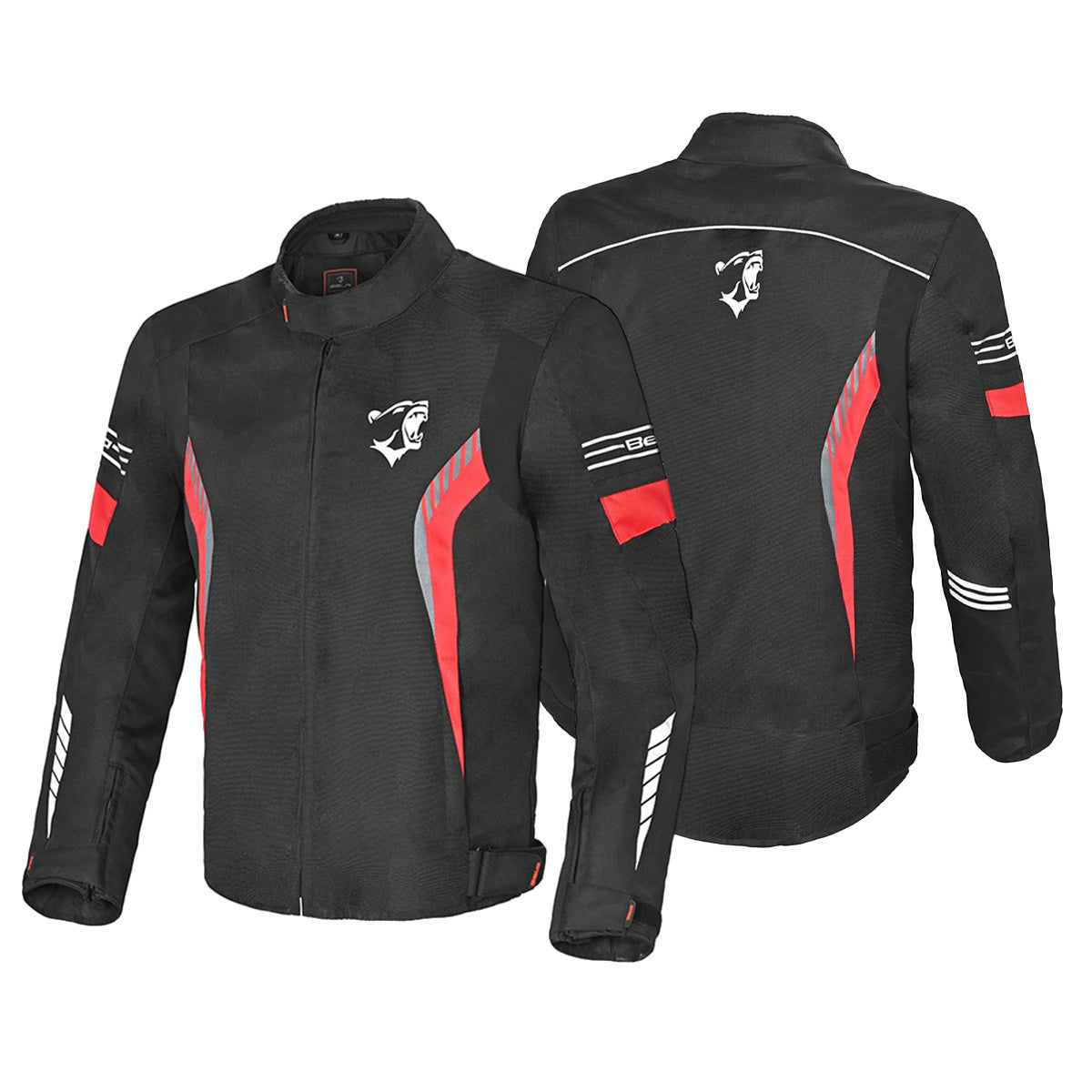 BELA BRADLEY Moto Homem Casacos Preto Vermelho