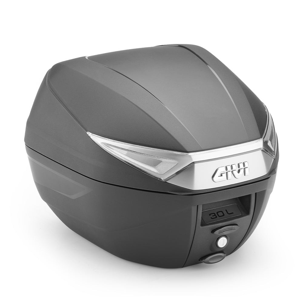 GIVI ML C30 Black Motorcycle Suitcase with Smoked Reflectors 30 L – 1 – Maximomoto PT