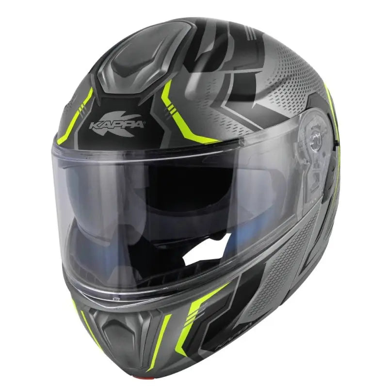 KAPPA CASCO KV50 ESCALADE MODULAR TITANIO MATE AMARILLO – 3 – Maximomoto PT