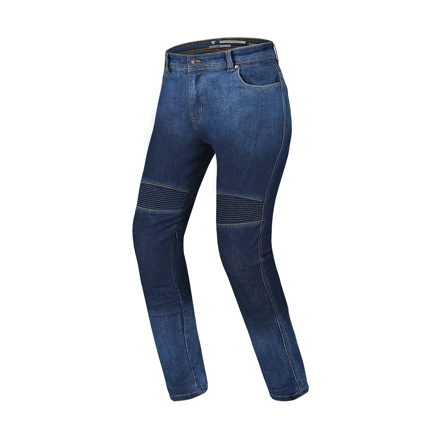 R-TECH VALENCIA PANTALON DE MUJER DENIM JEANS DARK AZUL SPRAY – 1 – Maximomoto PT