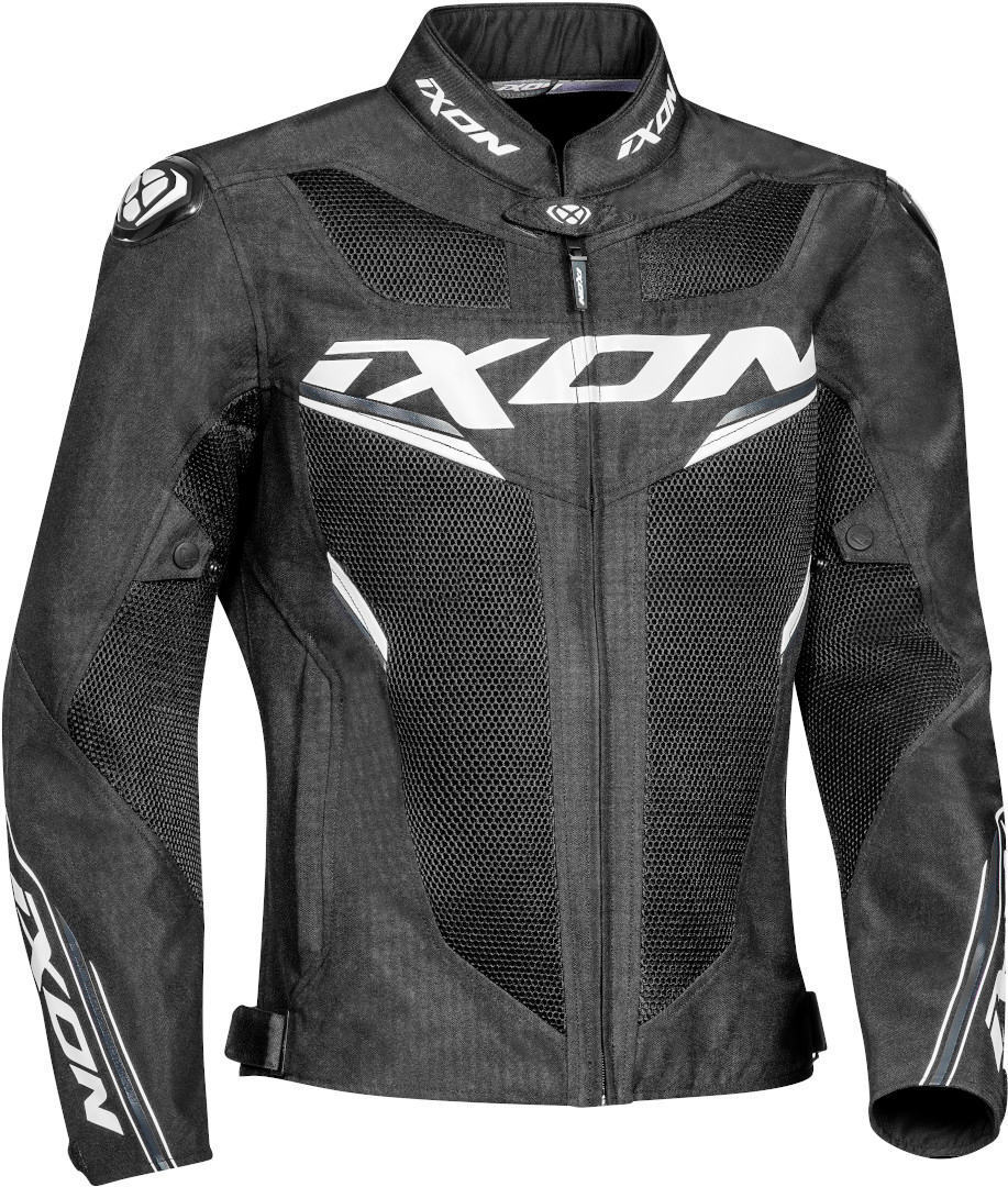IXON DRACO Hombre Motorcycle Textile Jacket White Black – 1 – Maximomoto PT