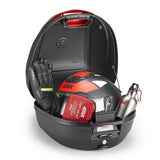 GIVI ML E300N2B Maleta Para Moto Base Negra Roja 30 L