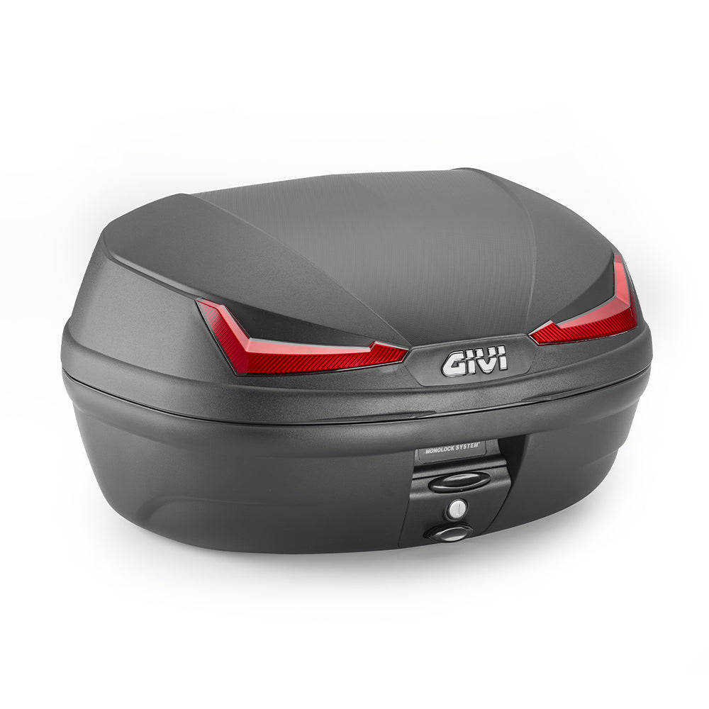 GIVI ML E455 SIMPLY IV Maleta Para Moto Negra Roja 45 L – 1 – Maximomoto PT
