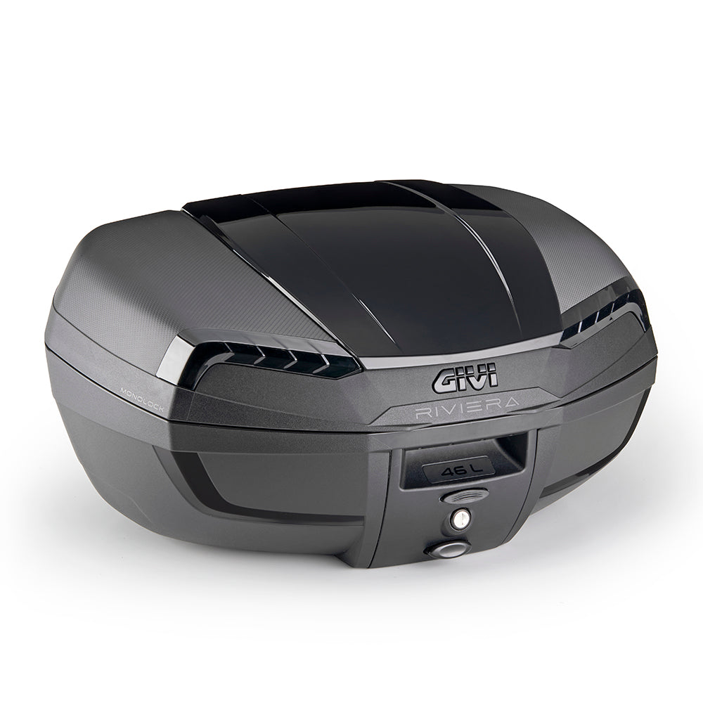 GIVI RIVIERA E46 ML Baúl de Moto Black Edition 46L – 1 – Maximomoto PT