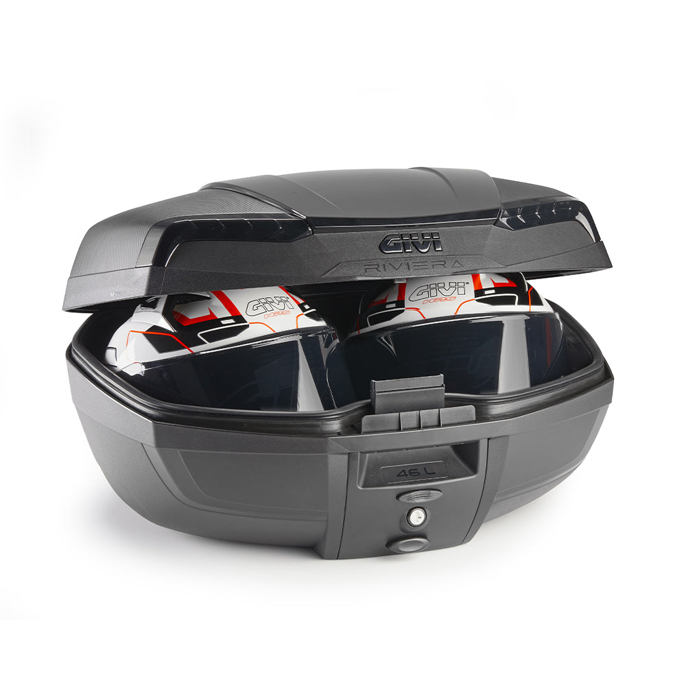 GIVI RIVIERA E46 ML Baúl de Moto Black Edition 46L – 3 – Maximomoto PT