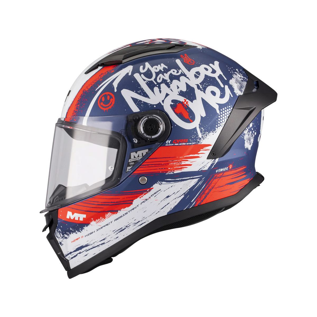 MT STINGER 2 YOUTH ROCKET C17 CASCO INTEGRAL DE MOTO MATE SY