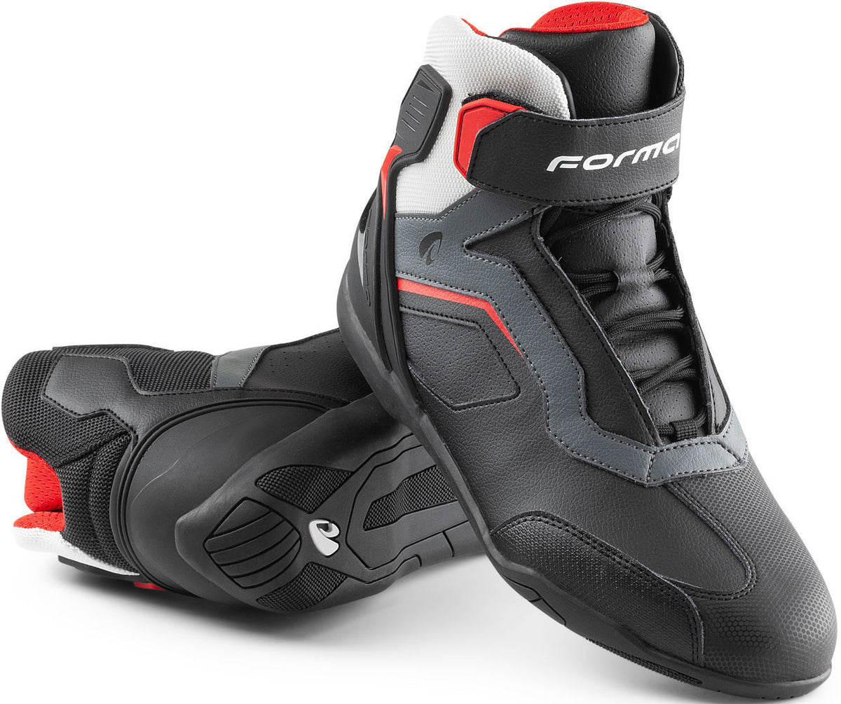 FORMA STINGER EVO Flow Moto Urbano Botas Preto Branco Cinza