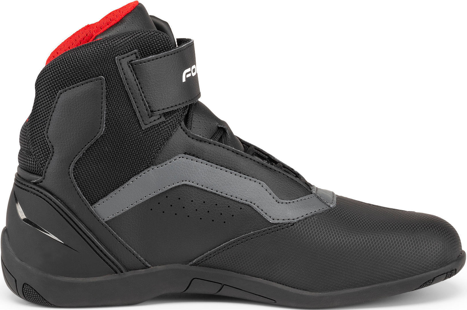 FORMA STINGER EVO MOTOCICLETA BOTAS PRETO BRANCO CINZA