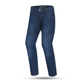 BELA STROKE Denim Jeans Moto Homem Calcas 30L Medio Spray Azul
