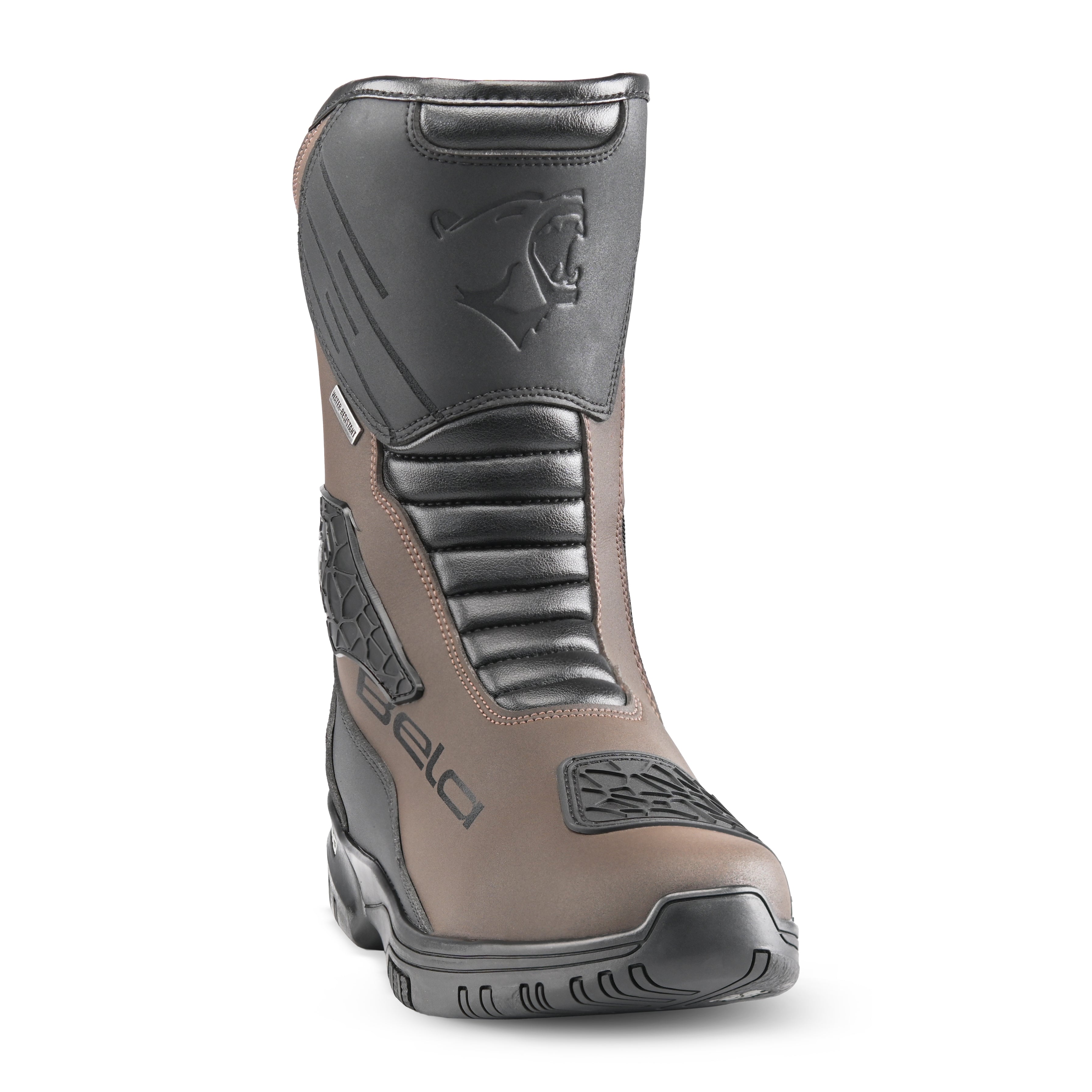 BELA GLADIATOR Motorcycle Leather Touring Boots Black Brown – 4 – Maximomoto PT