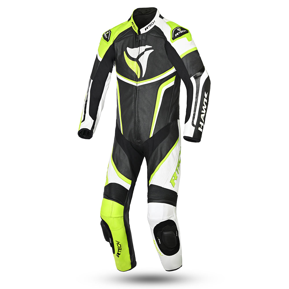 R-TECH HAWK 1 PC Fatos De Moto Preto Branco Fluor Amarelo – 1 – Maximomoto PT