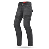 BELA ROSEKIN Denim Jeans Moto Senhora Calcas Preto