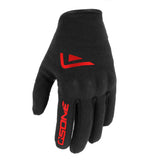 OSONE Moto Unissex Verao Luvas Preto Vermelhas